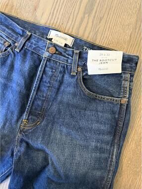 Madewell Dark Blue Bootcut Jeans